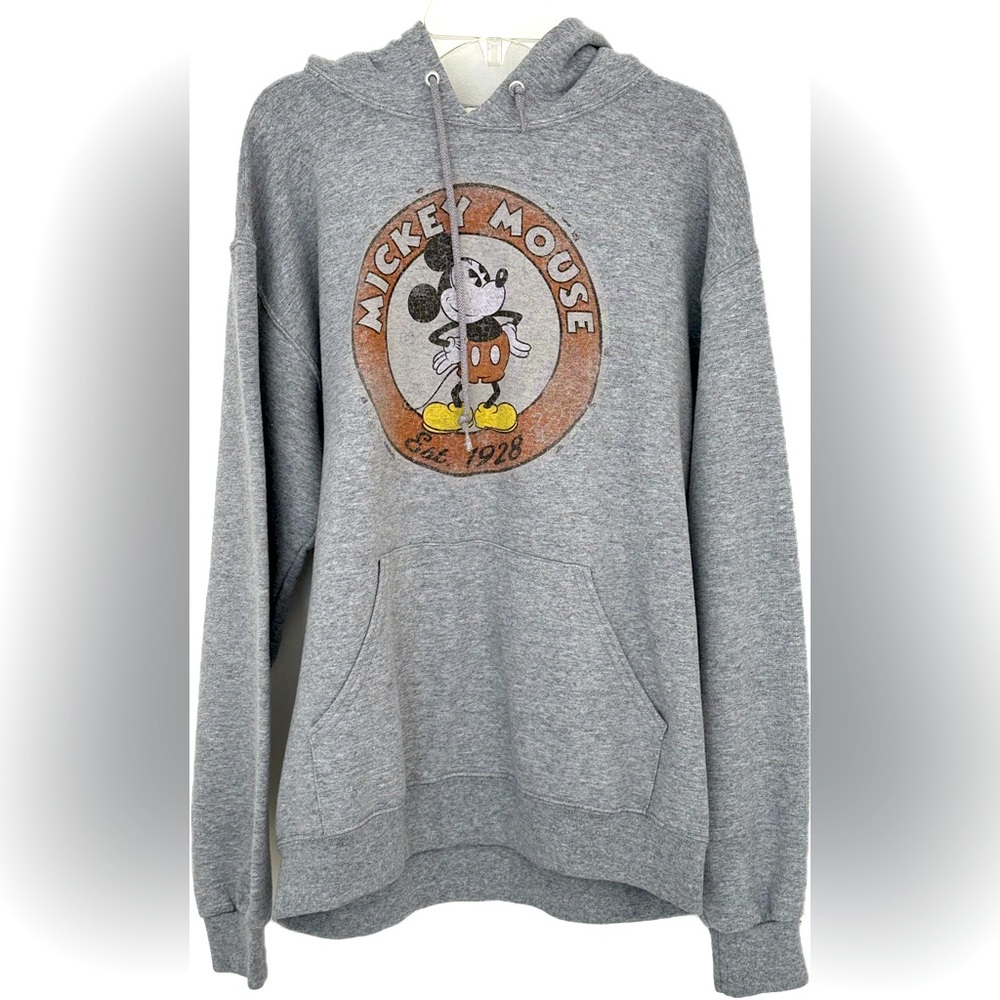 DISNEY PARKS Retro Mickey Mouse Hoodie Adult Medium